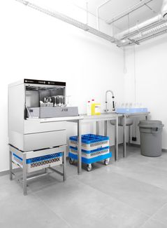 Dishwasher 50x50 - electronic control, HENDI, 400V/6600W, 570x600x(H)830mm 1