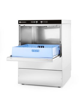 Zmywarka do naczyń 50x50 – sterowana elektronicznie, HENDI, Kitchen Line, 400V/6600W, 570x600x(H)830mm