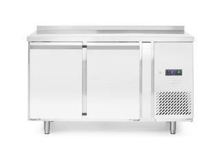 Refrigerated counter, double-door, Arktic, Profi Line, With backsplash, 215L, 230V/250W, 700x1350x(H)839mm