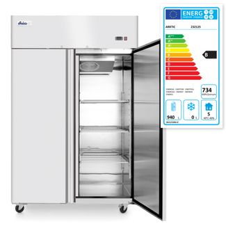 Szafa chłodnicza 2-drzwiowa, 1240 l, Arktic, Profi Line, GN 2/1, 940L, 230V/350W, 1314x800x(H)2082mm