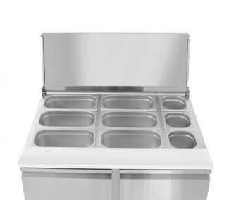 Two door salad counter 300L, Arktic, 230V/310W, 912x702x(H)888mm 1