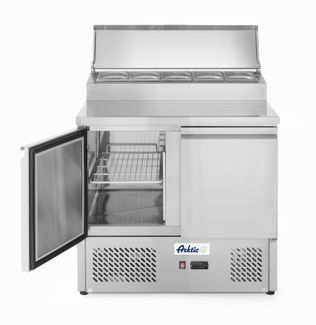 Cámara de dos puertas para ensaladas con expositor GN elevado (300 litros), Arktic, 230V/310W, 900x702x(H)1265mm