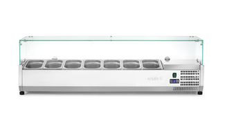 Refrigerated countertop server GN 1/4, Arktic, 7x GN 1/4, GN 1/4, 31,5L, 230V/180W, 335x1505x(H)460mm