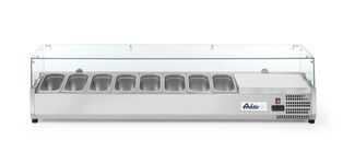 Šaldoma vitrina GN 1/4, Arktic, 8x GN 1/4, 230V/180W, 1805x335x(H)460mm