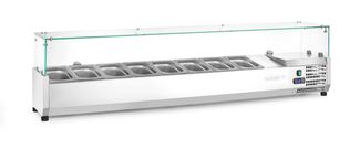 Refrigerated countertop server GN 1/4, Arktic, 8x GN 1/4, 230V/180W, 1805x335x(H)460mm 1