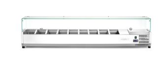 Chladicí zásobník GN 1/3, Arktic, 9x GN 1/3, 230V/180W, 2005x420x(H)456mm
