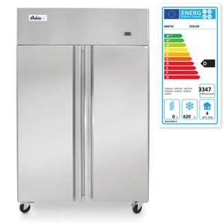 Freezer with 2 doors 900L, Arktic, Profi Line, 230V/750W, 1200x740x(H)1950mm 1