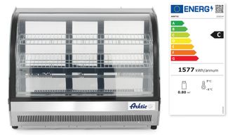 Cake display , Arktic, 130L, 230V/260W, 900x557x(H)670mm 1
