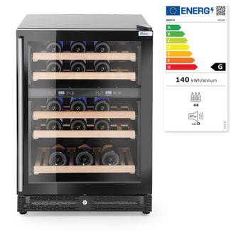 Wine cooler, 2-zone, 420 l, Arktic, 220-240V/45W, 596x654x(H)855mm 1