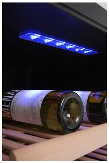 Wine cooler, 2-zone, 155 l, Arktic, 220-240V/120W, 595x720x(H)1820mm 1
