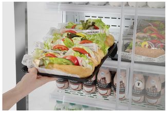 Open front multideck display refrigerator 320L, Arktic, 230V/1300W, 920x847x(H)1465mm 1