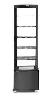 Šaldymo vitrina, 270 l, Arktic, Juodas, 230V/290W, 556x526x(H)1913mm
