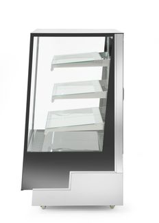 Refrigerated display cabinets with 3 slanted shelves, Arktic, 300L, 230V/480W, 650x833x(H)1460mm 1