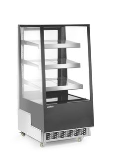 Refrigerated display cabinets with 3 slanted shelves, Arktic, 300L, 230V/480W, 650x833x(H)1460mm 1