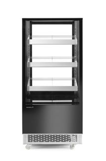 Kühlvitrine mit 3 geneigten Regalen, Arktic, 300L, 230V/480W, 650x833x(H)1460mm