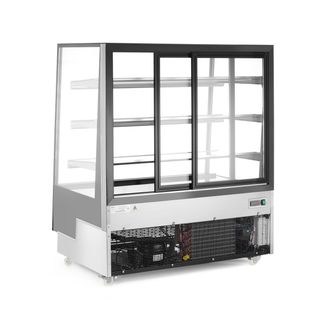 3-policová chladiaca vitrína, Arktic, 650L, Čierna, 230V/490W, 1200x833x(H)1460mm 1