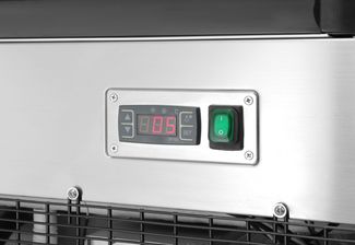 Refrigerated display cabinets with 2 shelves, Arktic, 300L, 230V/480W, 994x677x(H)1230mm 1