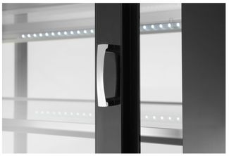 Refrigerated display cabinets with 2 shelves, Arktic, 300L, 230V/480W, 994x677x(H)1230mm 1