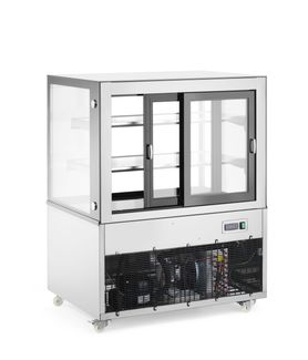 Refrigerated display cabinets with 2 shelves, Arktic, 300L, 230V/480W, 994x677x(H)1230mm 1