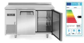 Stół mroźniczy 2-drzwiowy z agregatem bocznym, Arktic, Kitchen Line, 166L, 230V/550W, 1200x600x(H)886mm