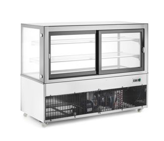 Refrigerated display cabinets with 2 shelves, Arktic, 510L, 230V/490W, 1524x677x(H)1230mm 1