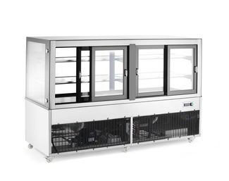 2-policová chladiaca vitrína, Arktic, 610L, 230V/500W, 1824x677x(H)1230mm 1
