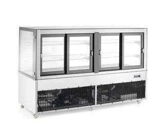 2-policová chladiaca vitrína, Arktic, 610L, 230V/500W, 1824x677x(H)1230mm 1