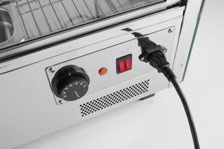 Heated countertop display, HENDI, 120 Liter, 230V/1100W, 685x575x(H)680mm 1