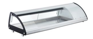Vitrina para sushi 5x GN 1/3, Arktic, 230V/160W, 1307x445x(H)327mm
