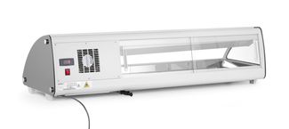 Sushi display 5x GN 1/3, Arktic, 230V/160W, 1307x445x(H)327mm 1