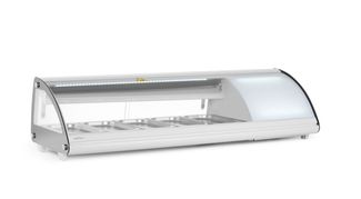 Sushi display 5x GN 1/3, Arktic, 230V/160W, 1307x445x(H)327mm 1