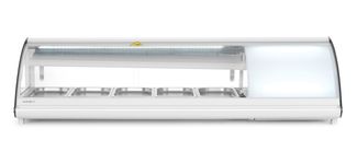 Sushi display 5x GN 1/3, Arktic, 230V/160W, 1307x445x(H)327mm 1
