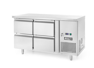 Aušinimo stalas su 4 lentynomis ir šone esančiu agregatu, Arktic, Profi Line, 230V/250W, 1360x700x(H)858mm 1