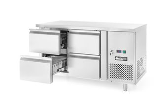 Aušinimo stalas su 4 lentynomis ir šone esančiu agregatu, Arktic, Profi Line, 230V/250W, 1360x700x(H)858mm 1