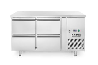 Refrigerated counter, 4 drawers, Arktic, Profi Line, Without backsplash, 90L, 230V/250W, 700x1360x(H)840mm