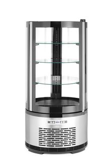 Witryna chłodnicza okrągła, Arktic, 100L, 230V/210W, ⌀480x(H)1065mm