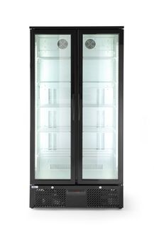 Lodówka barowa 2-drzwiowa, Arktic, 384L, czarny, 230V/365W, 900x530x(H)1820mm