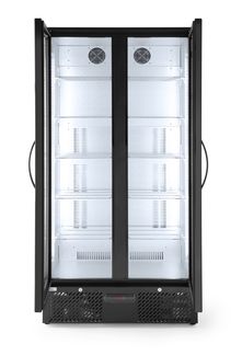 Lodówka barowa 2-drzwiowa, Arktic, 384L, czarny, 230V/365W, 900x530x(H)1820mm