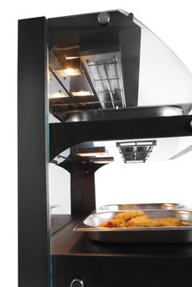 Quartz heated countertop display, HENDI, 230V/560W, 650x485x(H)630mm 1