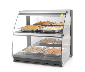 Quartz heated countertop display, HENDI, 230V/560W, 650x485x(H)630mm 1