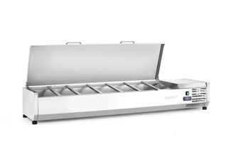 Refrigerated countertop server GN 1/3, Arktic, 7x GN1/3, 230V/180W, 1605x420x(H)630mm 1
