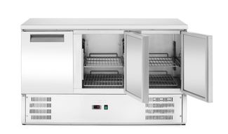 Refrigerated counter with 3 doors, Arktic, 219L, 220-240V/152W, 1365x700x(H)855mm 1