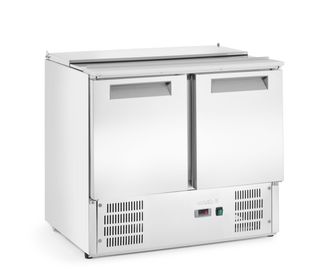 Chladiaci stôl šalátový 2-dverový so sklopným vekom, Arktic, 247L, 900x700x(H)860mm