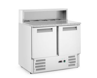 Stół chłodniczy z nadstawą i blatem granitowym, Arktic, 247L, 230V/145W, 900x700x(H)1070mm