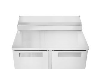 2-door refrigerated counter with superstructure, Arktic, 900x695x(H)955mm 1