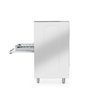 50x60 dishwasher for trays and pots – electronically controlled, with detergent dosing system and drain pump, HENDI, 400V/7100W, 595x777x(H)1335mm 1