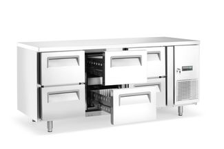 Refrigerated counter, 6 drawers, Arktic, Without backsplash, 204L, 230V/400W, 1795x700x(H)755mm 3