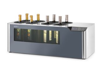 Countertop wine cooler, 2-zone Cellar, Arktic, Black, 220-240V/60W, 800x350x(H)293mm 1