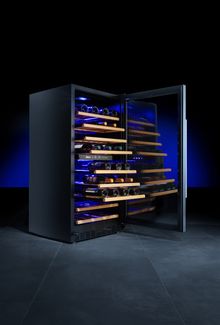 Wine cooler, 2-zone, 72 bottles, Arktic, 232L, 220-240V/110W, 595x675x(H)1215mm 1