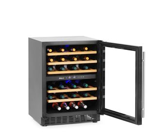 Wine cooler, 2-zone, 46 bottles, Arktic, 133L, 220-240V/90W, 595x646x(H)830mm 1